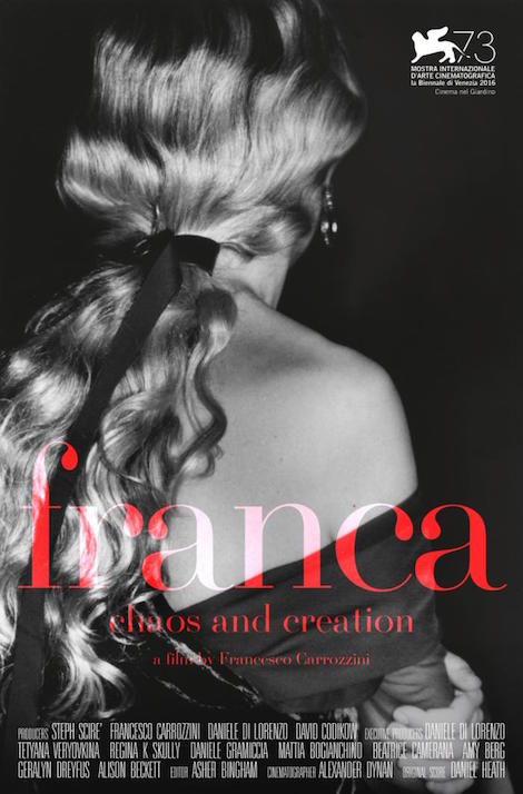Franca: Chaos And Creation movie poster